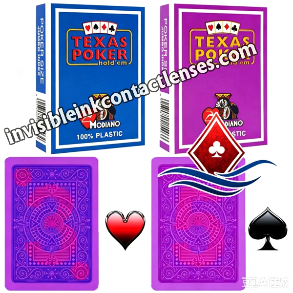 Tarjetas marcadas con tinta invisible Modiano Texas Holdem