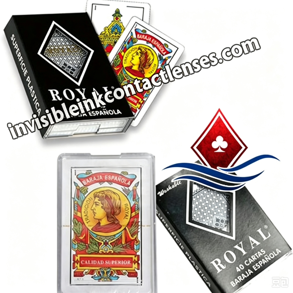 Maverlent Royal Marked Poker Cards en caja de plástico