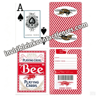 Baraja marcada con índice Bumble Bee Regular y Jumbo