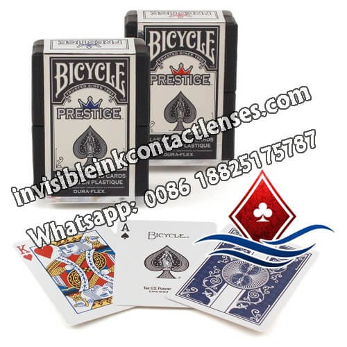 bicycle prestige regular index marked cards