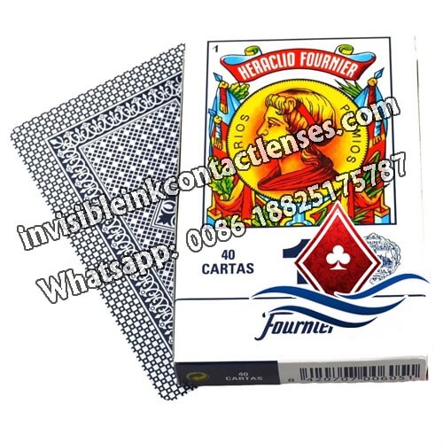 blue fournier no.1 marked cards with 40 cards