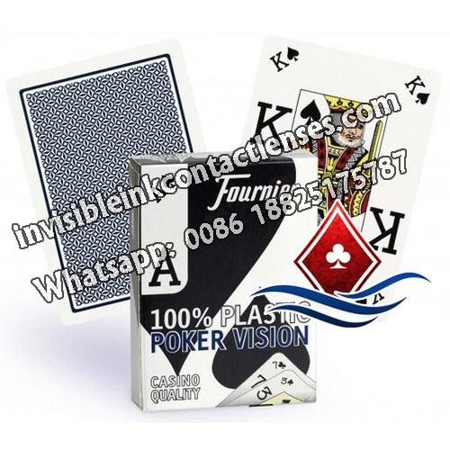 blue founier poker version invisible playing cards