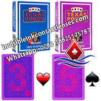 purple modiano texas holdem marking playing cards