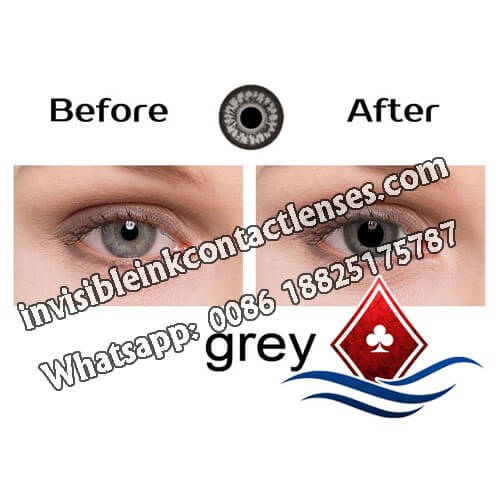 grey infrared contact lenses